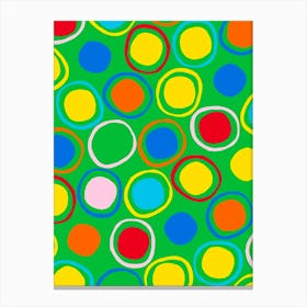 Colorful Circles 12 Canvas Print