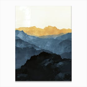 Sunset Peaks Canvas Print