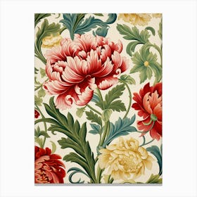 Floral Wallpaper Pattern 24 Canvas Print