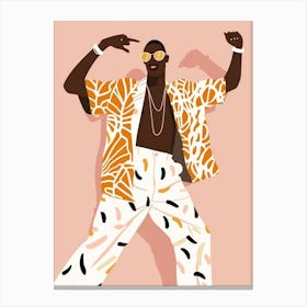 Hip Hop Dancer Canvas Print