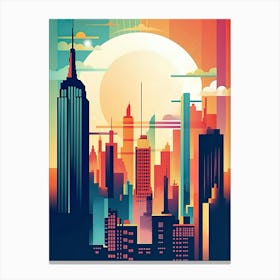 New York City Skyline Canvas Print