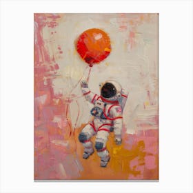 Astronaut With Balloon 1 Canvas Print