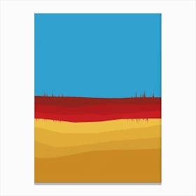 Russian Flag Canvas Print