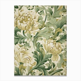 Floral Wallpaper 53 Canvas Print