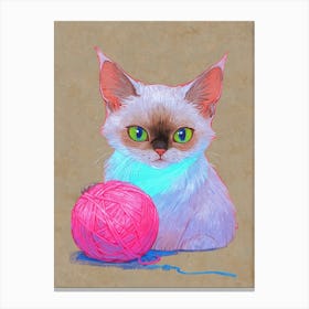 Siamese Cat 5 Canvas Print