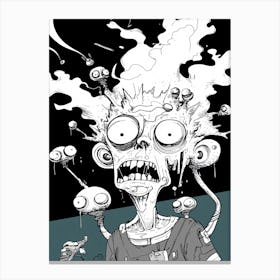 Zombies From Hell Canvas Print