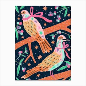 Magical Doves Canvas Print