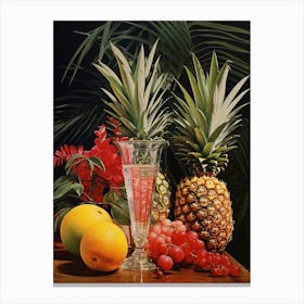 Vintage Fruit Photography Style Canvas Print