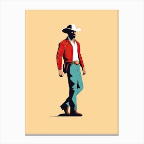 Howdy Cowboy 3 Canvas Print