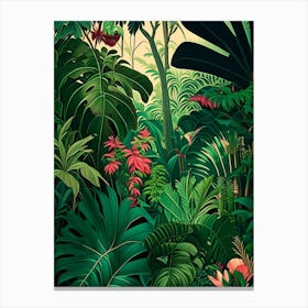 Majestic Jungle 1 Botanical Canvas Print