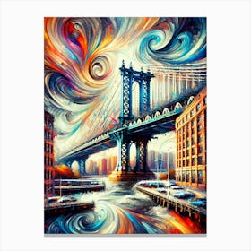 Manhattan Bridge 3 Canvas Print