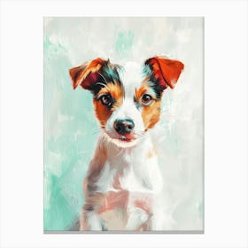 Jack Russell Terrier. Generated AI. Art Print 14 Canvas Print