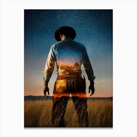 Cowboy Canvas Print