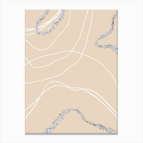 Sand And Linea Canvas Print