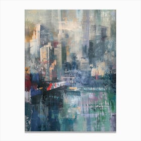 Abstract Cityscape 30 Canvas Print