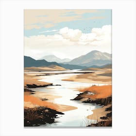 Scottish Highlands Scotland 1 Hiking Trail Landscape Canvas Print