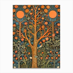 William Morris Tree Of Life 11 Canvas Print