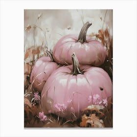 Pink Pumpkins 9 Canvas Print