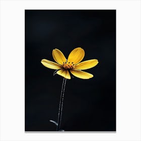 Yellow Flower 4 Canvas Print