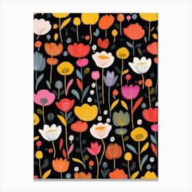 Floral Pattern 5 Canvas Print