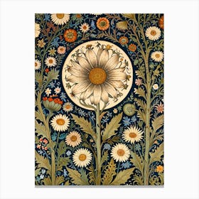 William Morris Dahlia Canvas Print