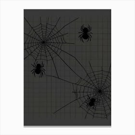 Spider Web Canvas Print