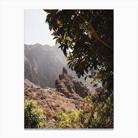 View of Masca Valley, Tenerife, Canary Islands Canvas Print