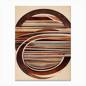 Curved Wood Canvas Print