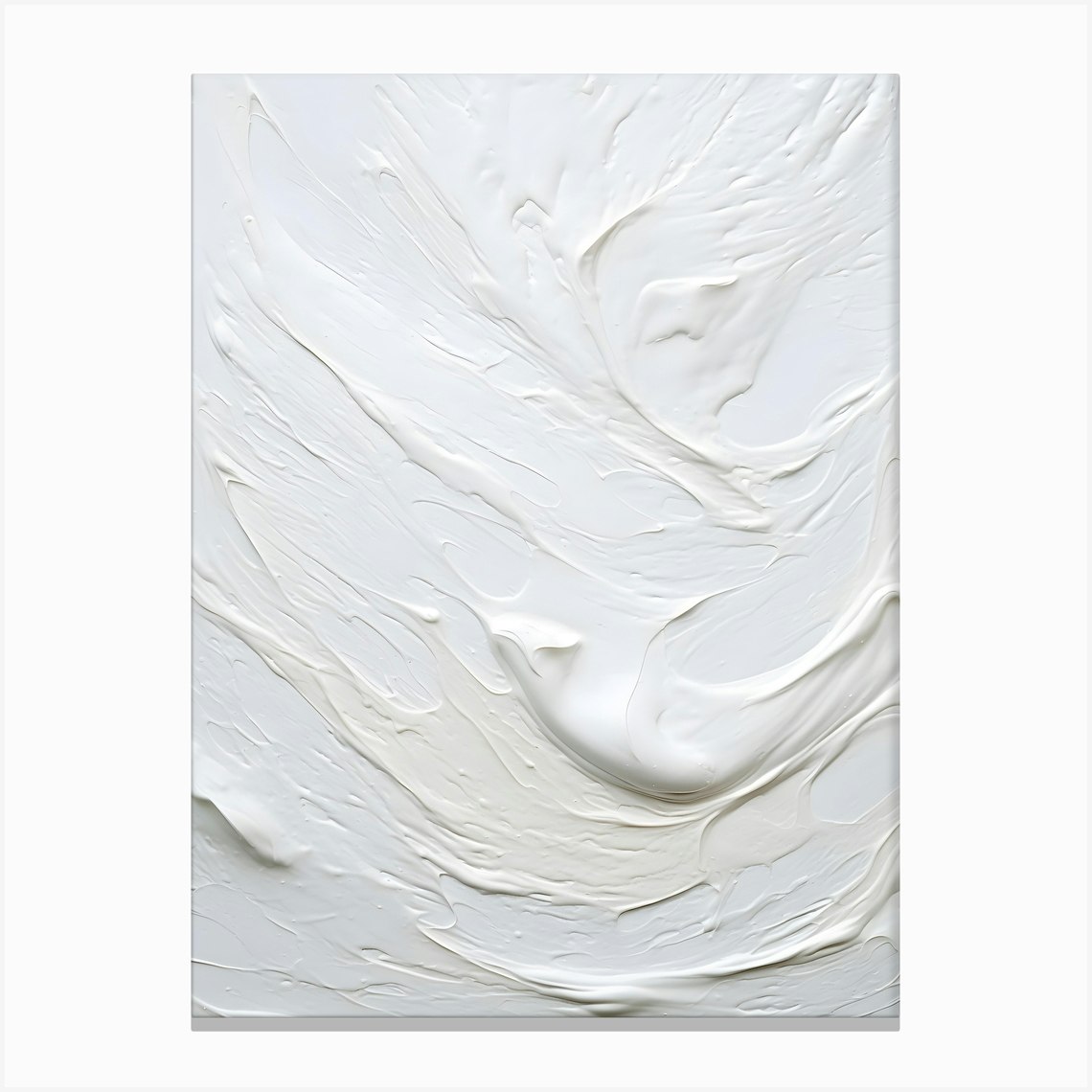High Quality White Canvas Print
