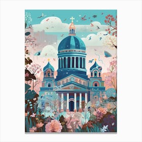 St Isaacs Cathedral, St Petersburg Russia Canvas Print