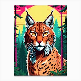 Lynx animal 3 Canvas Print