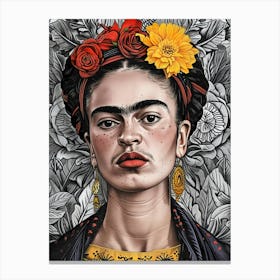 Frida Kahlo 6 Canvas Print