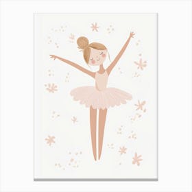 Ballerina, Nursery Wall Art for Kids 2 Canvas Print