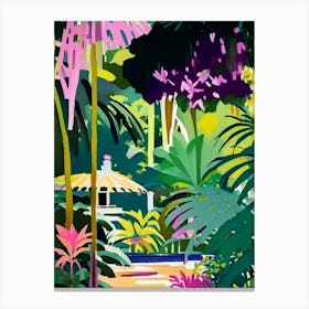 Singapore Botanic Gardens, 1, Singapore Abstract Still Life Canvas Print