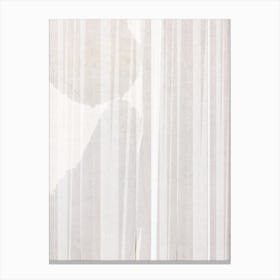 Zen Curtain Art Canvas Print