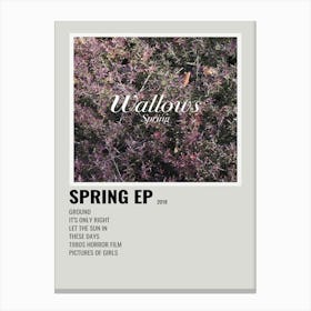 Printemps Ep – Wallows (2018) Canva Poster Decor 3 Canvas Print