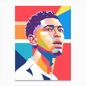 Jude Bellingham wpap art Canvas Print