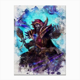 Medivh World Of Warcraft Canvas Print