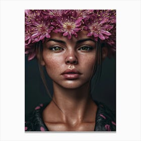 Flower Crown 3 Canvas Print