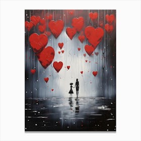 Love Rain 5 Canvas Print