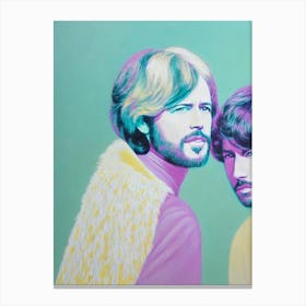 Bee Gees Colourful Illustration Canvas Print