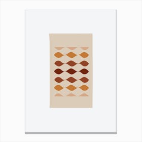 Abstract Wavy Pattern Canvas Print