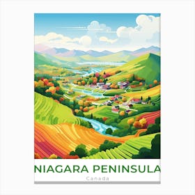 Canada Niagra Peninsula Travel Canvas Print