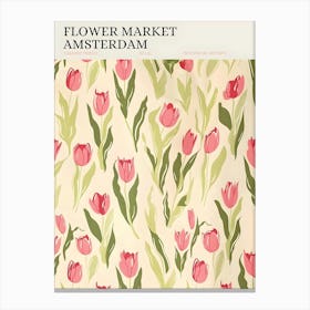 Flower Market Amsterdam 5 Canvas Print