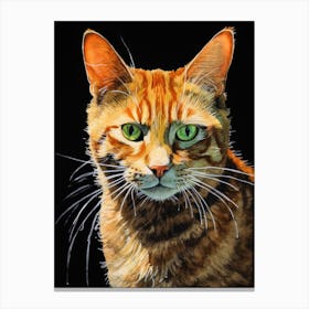 Orange Tabby Cat 9 Canvas Print