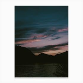 Lakeside Evening Canvas Print