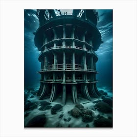 Undersea Structure-Reimagined Canvas Print