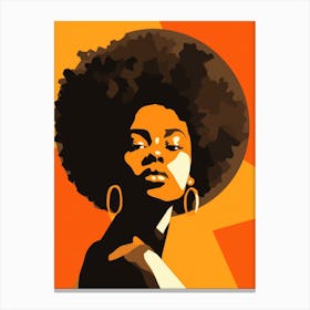 Afro Girl 20 Canvas Print