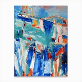 Port Of San Diego United States Abstract Block harbour Canvas Print