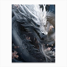 Dragon Close Up Traditional Chinese Style 4 Canvas Print